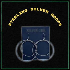 Sterling Silver Hoops item