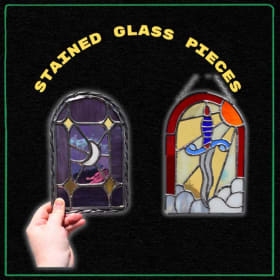 Stained Glass Pieces item