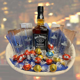 Jack Daniel's Tennessee Sour Mash Whiskey Basket item