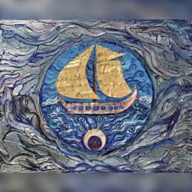 Finding the Calm Through the Storm: An Original Art Auction item