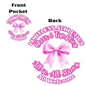 Pink Bow- ADULT SWEATSHIRT item