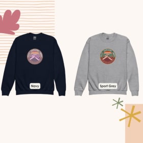 Youth Sweatshirt - Climber in the Sunset item