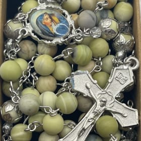 Australian Butter Jasper Foundation Rosary item