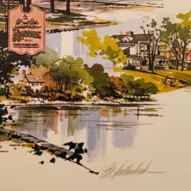 5. Al Hollenbeck signed lithograph item