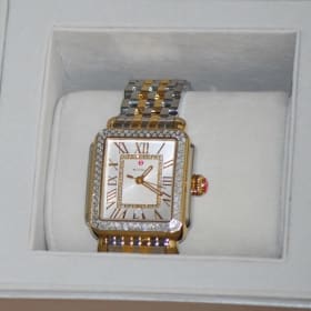 Michele Deco Two-Toned 18K Gold Plated Diamond Watch item
