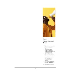 Newsletter 1/3 Page Advertisement item