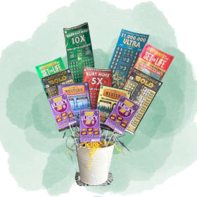 Lucky Day Lottery Ticket Basket item