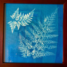 One-of-a-Kind Cyanotype Solar Print — The Fibersmith item