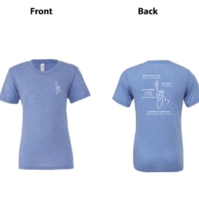 BLUE "Lift Your Lamp" T-Shirt (L) item