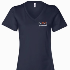 Women's V Neck (Navy) item