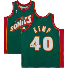 Shawn Kemp Double Dip Autographed Jerseys item