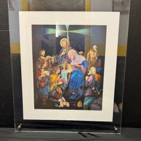 8. Grace Episcopal Nativity Painting by Shirley Coker item