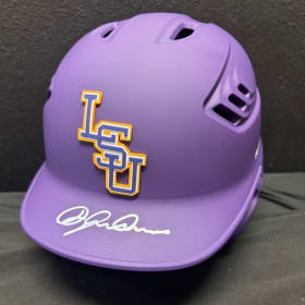 10. Dylan Kruse Autographed LSU Helmet item