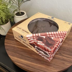 Artisan Large Walnut Footed Server and Spanish Cake item