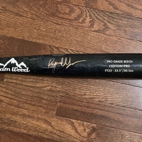 #35. Ryan Wideman Autographed Bat item