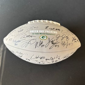 District 4 Gift Card + 2025 Green Bay Packers Team Autograph item