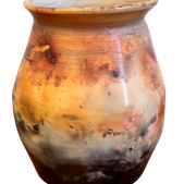 Pit Fired Terrasigaletta Vase by Hon. Steve Katzman item