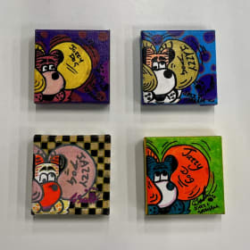 Jazzy Dog 🐶🖼️ (set of 4 mini) item