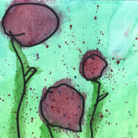 Wildflower Watercolor by Sienna Bromley item