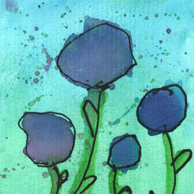 Wildflower Watercolor by Carly Shainholtz item