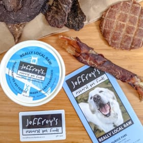 A Basket Full of Products from Jeffrey's Natural Pet Foods item