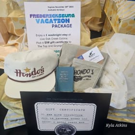 🎶🍷 Fredericksburg Getaway + Hondo’s Experience Package item