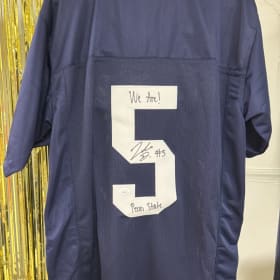 Signed Jahan Dotson Jersey item