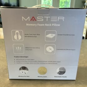 Memory Foam Neck Pillow with Hoodie item