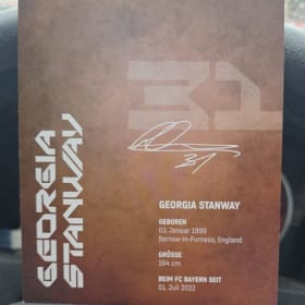 Georgia Stanway Signed Framed Photo (Bayern Munich) 1 of 10 item