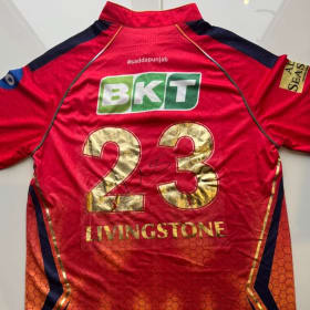 Liam Livingstone Signed Punjab Kings IPL Shirt item