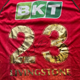 Liam Livingstone Signed Punjab Kings IPL Shirt item