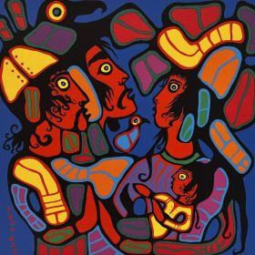 Norval Morrisseau Print "Family" item