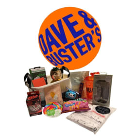 Dave and Buster's Gift Basket item