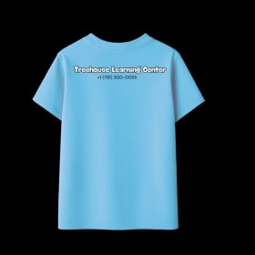 AFTER SCHOOL TSHIRT - BLUE MEDIUM item