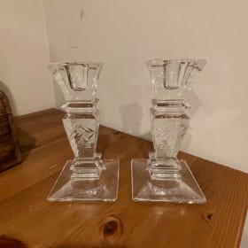 Crystal Candlesticks item