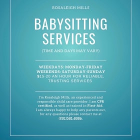 Babysitting Services item