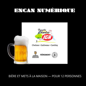 BIÈRE ET METS À LA MAISON — POUR 12 PERSONNES item