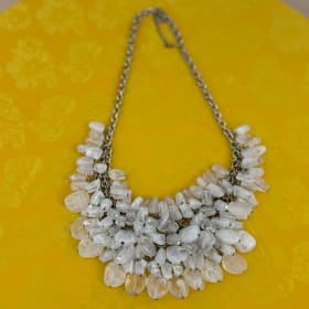 Vintage Statement Crystal Bib Necklace item