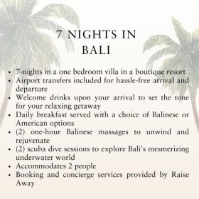 7 Night Stay in Bali item