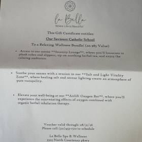 La Bella Spa Relaxing and Wellness Bundle item