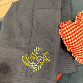 Granny's Gifts Bless Our Nest Lap Quilt item