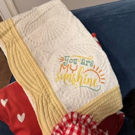 Granny's Gifts You are my Sunshine Baby Quilt item