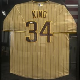 Michael King Autographed Jersey-JSA Certificate item