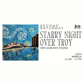 Second Saturday: Troy Skyline Painting item