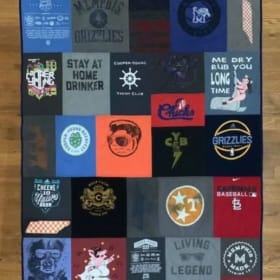 Custom Tee Shirt Quilt item