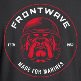 Bulldog T-shirt: Made for Marines item