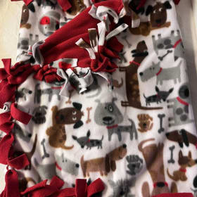 Small double fleece blanket item