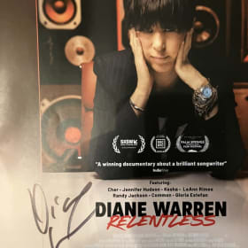 DEAR ME SHEET MUSIC SIGNED BY DIANE WARREN OSCAR NOMMED SONG item