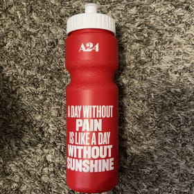 A24 THE SMASHING MACHINE WATER BOTTLE NEW THE ROCK item