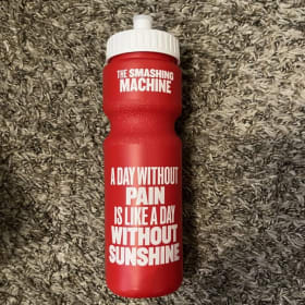 A24 THE SMASHING MACHINE WATER BOTTLE NEW THE ROCK item